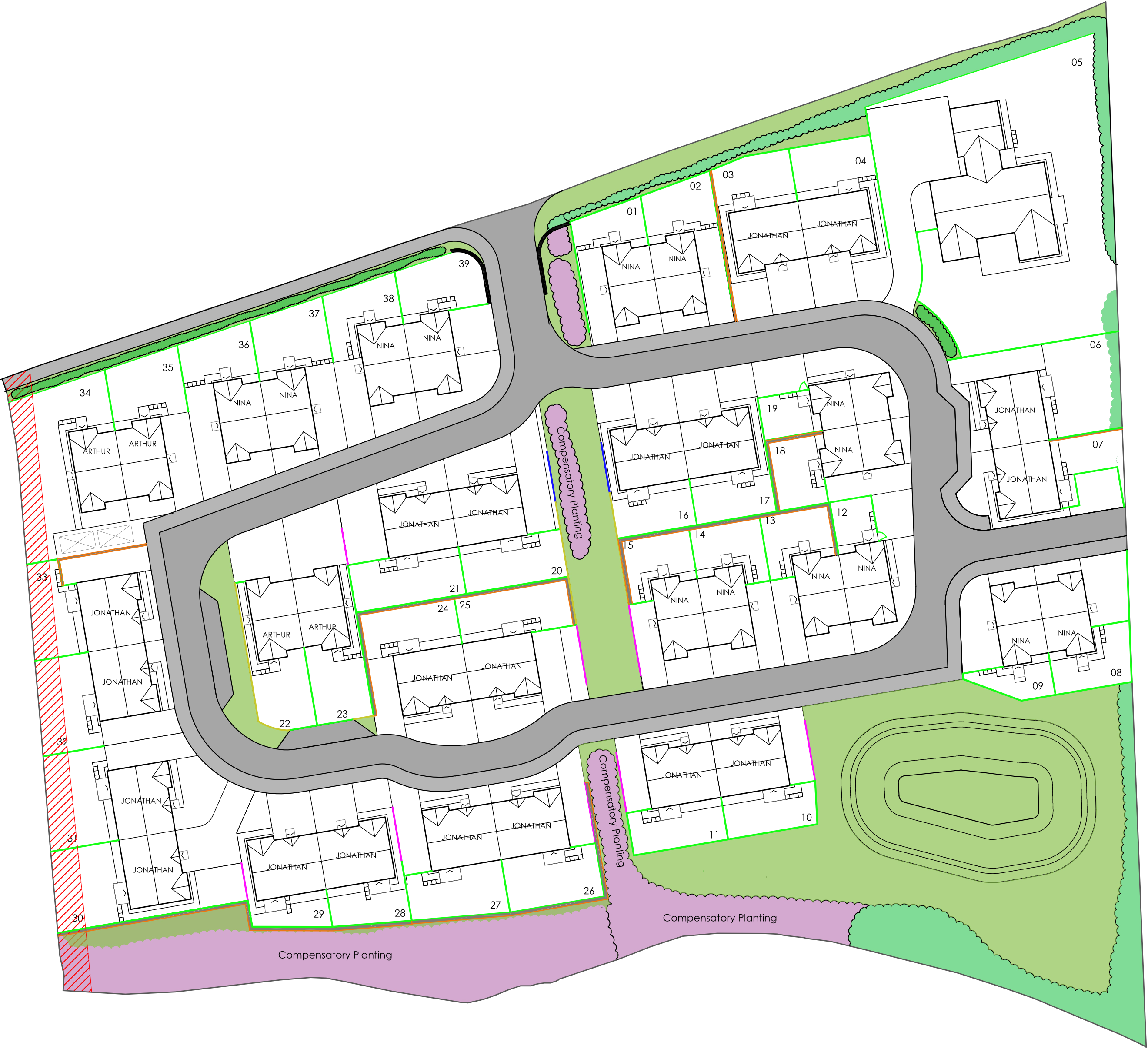 St Rule's View site plan