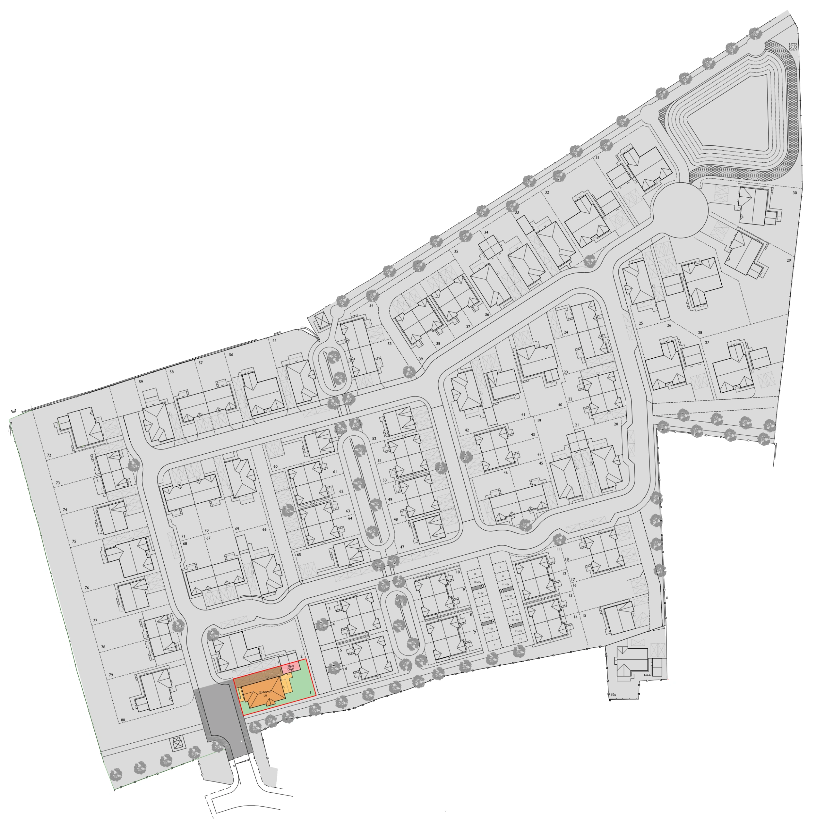 Kings Meadow site plan