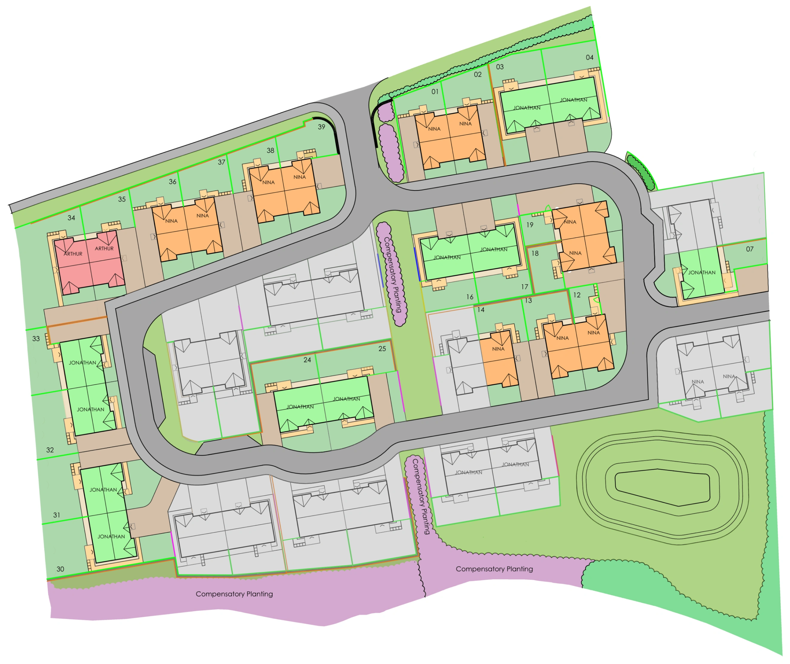 St Rule's View site plan